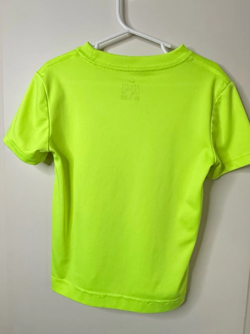 Nike Kids' Dri-FIT Neon Yellow Short-Sleeve Tee XS